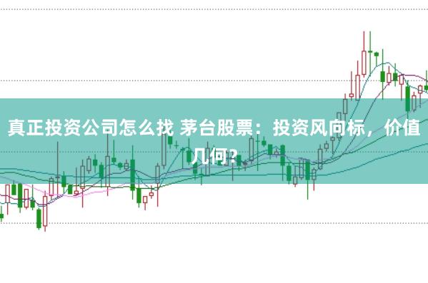 真正投资公司怎么找 茅台股票：投资风向标，价值几何？