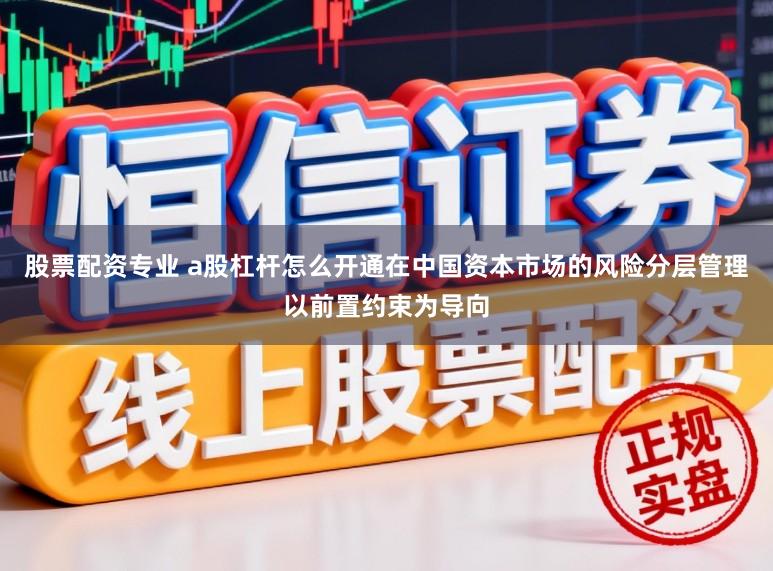 股票配资专业 a股杠杆怎么开通在中国资本市场的风险分层管理以前置约束为导向