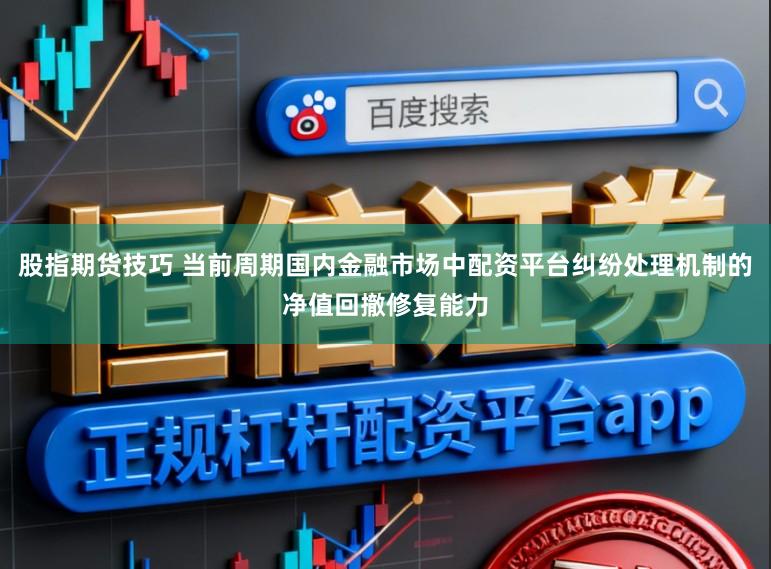 股指期货技巧 当前周期国内金融市场中配资平台纠纷处理机制的净值回撤修复能力
