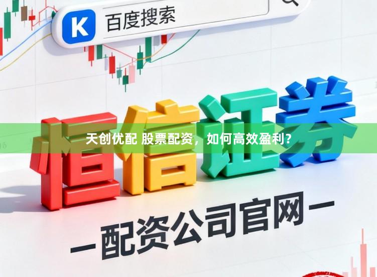天创优配 股票配资，如何高效盈利？